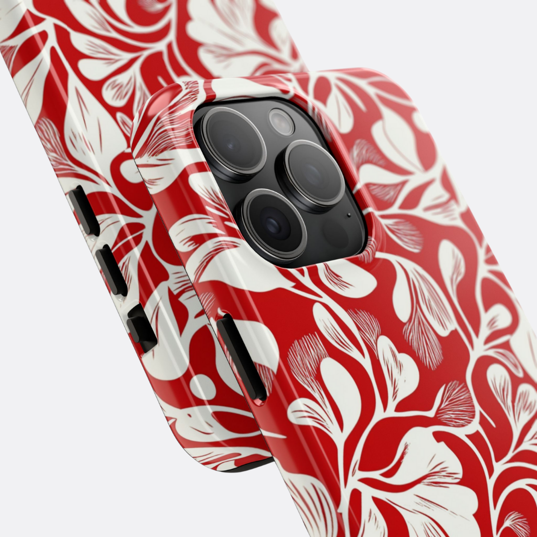 Red Blossom - Funda iPhone Doble Protección