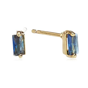 Cubic stud earrings