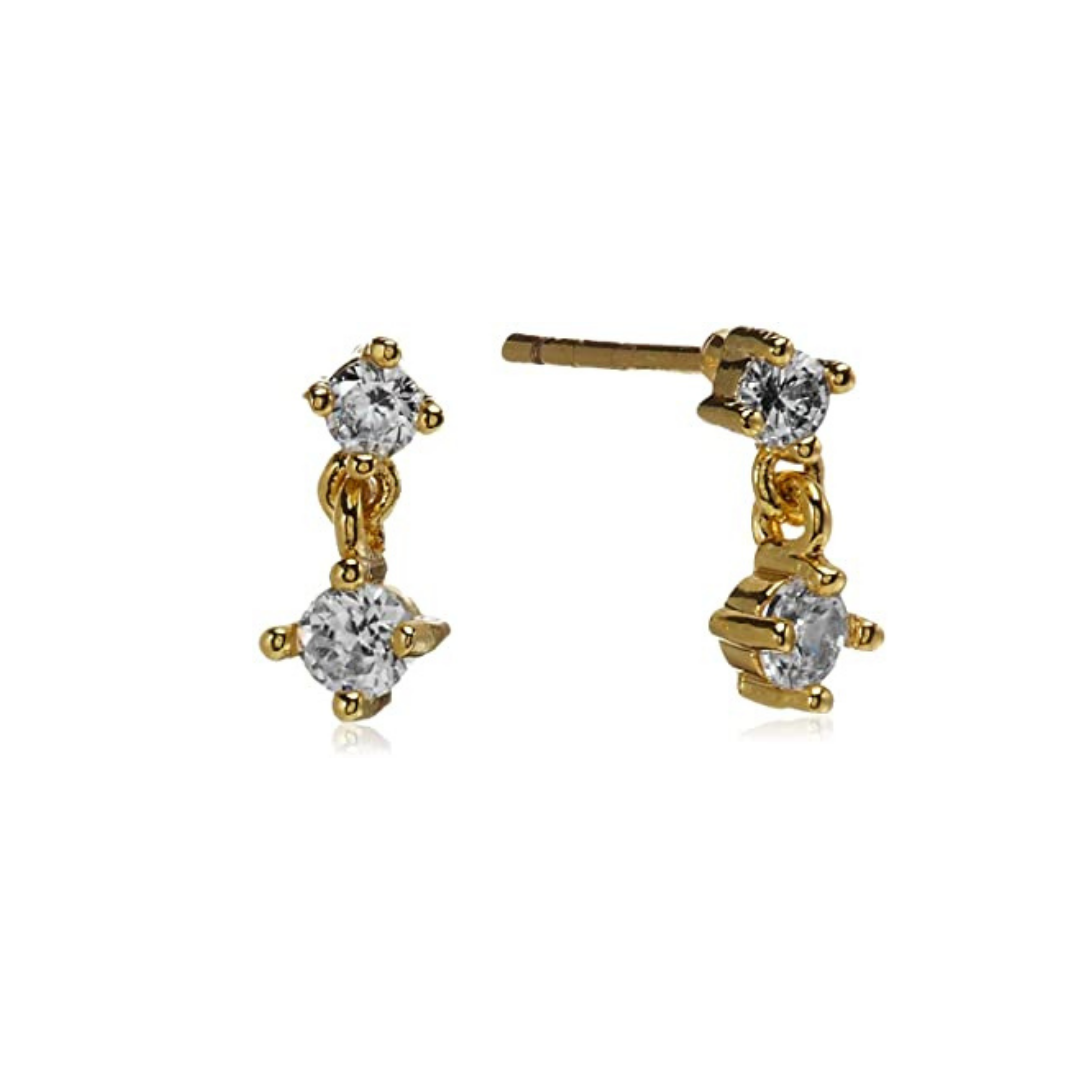 Hanging stud earrings